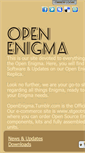 Mobile Screenshot of openenigma.com